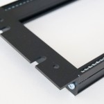 Eurorack DIY Materials: Clicks and Clocks 3U 19 inch Frame, Black Edition, detail