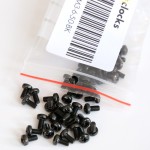 Eurorack DIY Materials: Phillips Pan Head Screws, black, M3 x 6 mm, DIN 7985