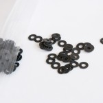 Eurorack DIY Materials: Black washers, TPG, M3